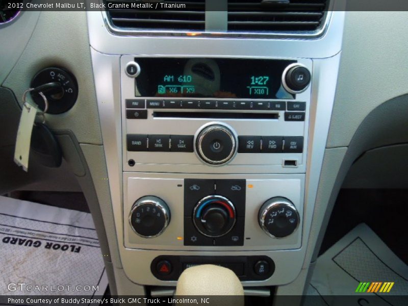 Black Granite Metallic / Titanium 2012 Chevrolet Malibu LT