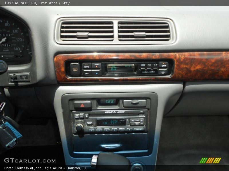 Frost White / Gray 1997 Acura CL 3.0