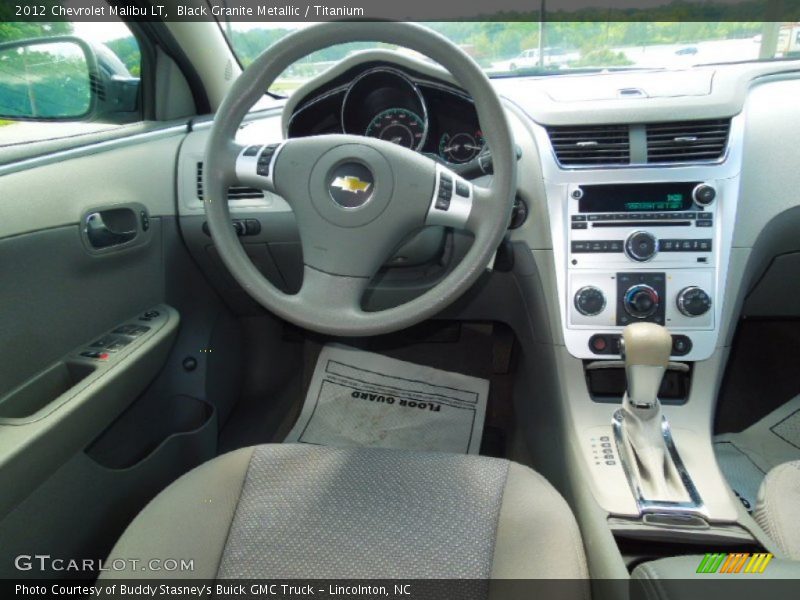 Black Granite Metallic / Titanium 2012 Chevrolet Malibu LT