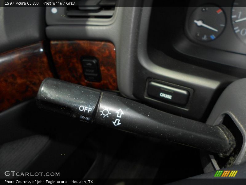 Frost White / Gray 1997 Acura CL 3.0