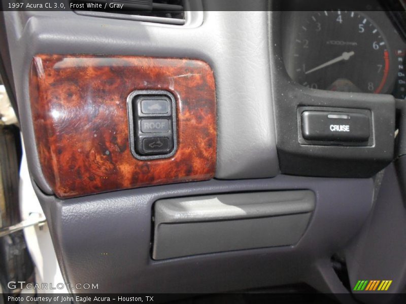 Frost White / Gray 1997 Acura CL 3.0