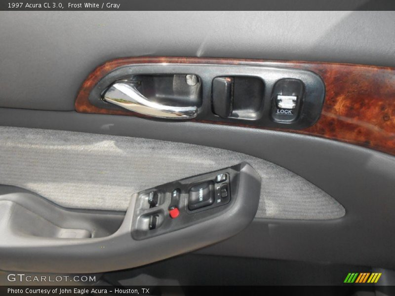 Frost White / Gray 1997 Acura CL 3.0