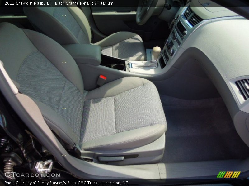 Black Granite Metallic / Titanium 2012 Chevrolet Malibu LT