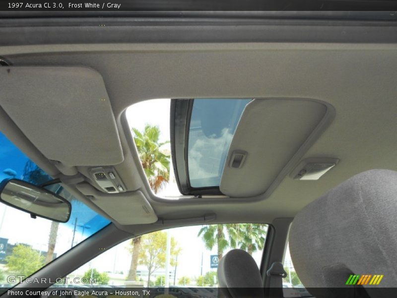 Frost White / Gray 1997 Acura CL 3.0