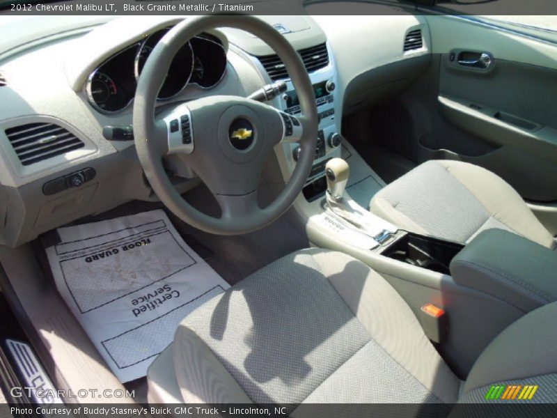 Black Granite Metallic / Titanium 2012 Chevrolet Malibu LT