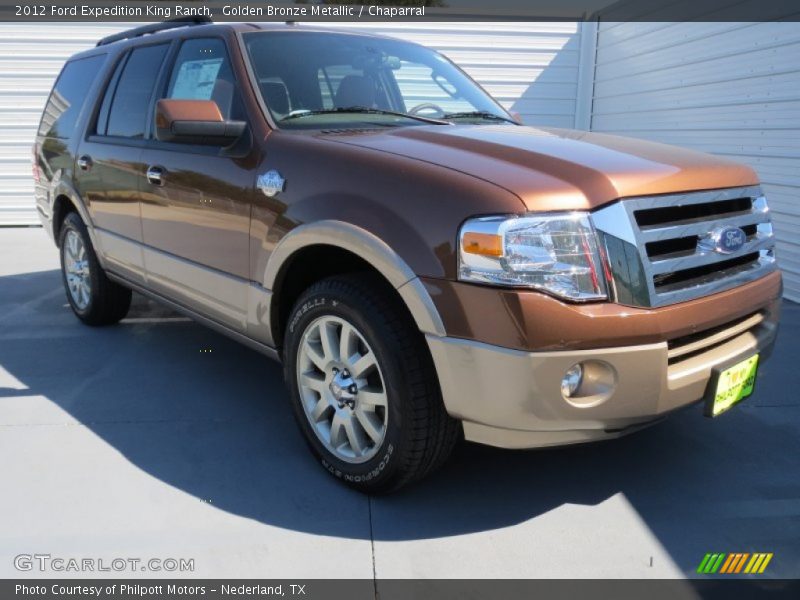 Golden Bronze Metallic / Chaparral 2012 Ford Expedition King Ranch