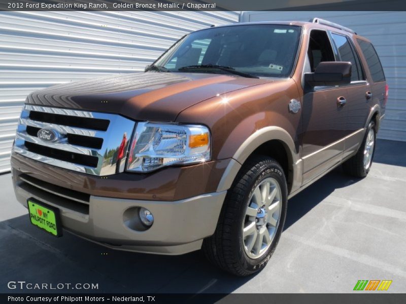Golden Bronze Metallic / Chaparral 2012 Ford Expedition King Ranch