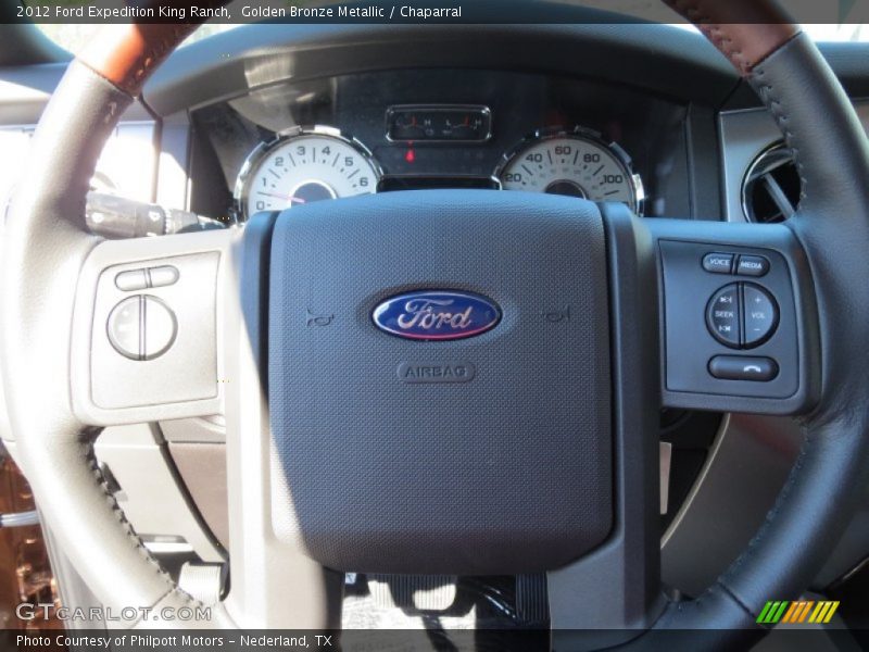 Golden Bronze Metallic / Chaparral 2012 Ford Expedition King Ranch