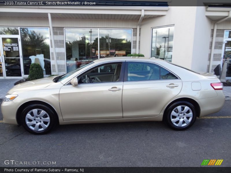 Sandy Beach Metallic / Bisque 2010 Toyota Camry LE