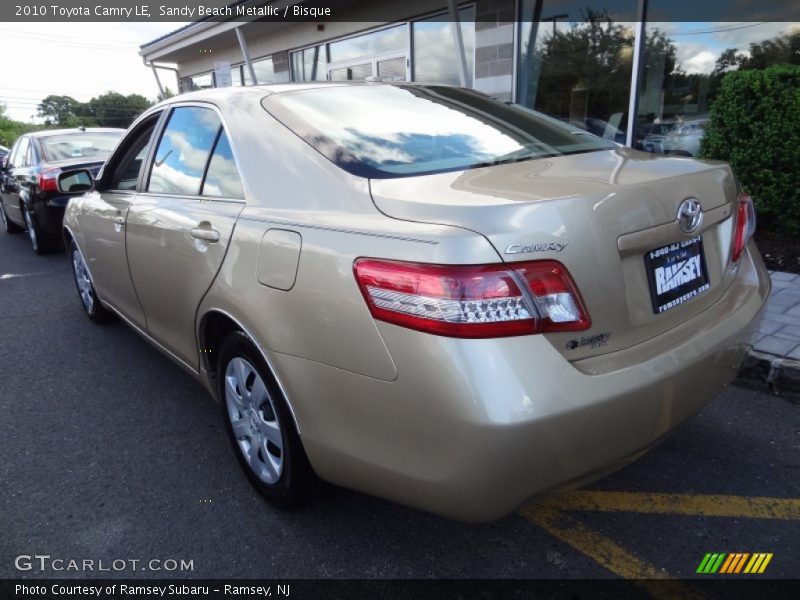 Sandy Beach Metallic / Bisque 2010 Toyota Camry LE