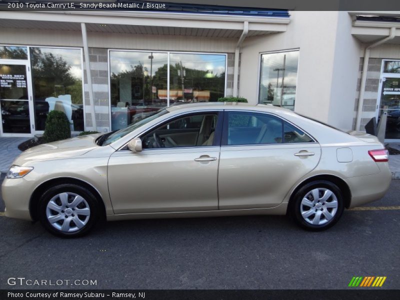 Sandy Beach Metallic / Bisque 2010 Toyota Camry LE