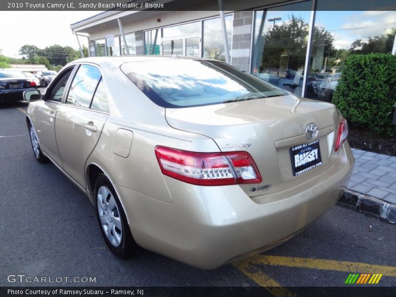 Sandy Beach Metallic / Bisque 2010 Toyota Camry LE