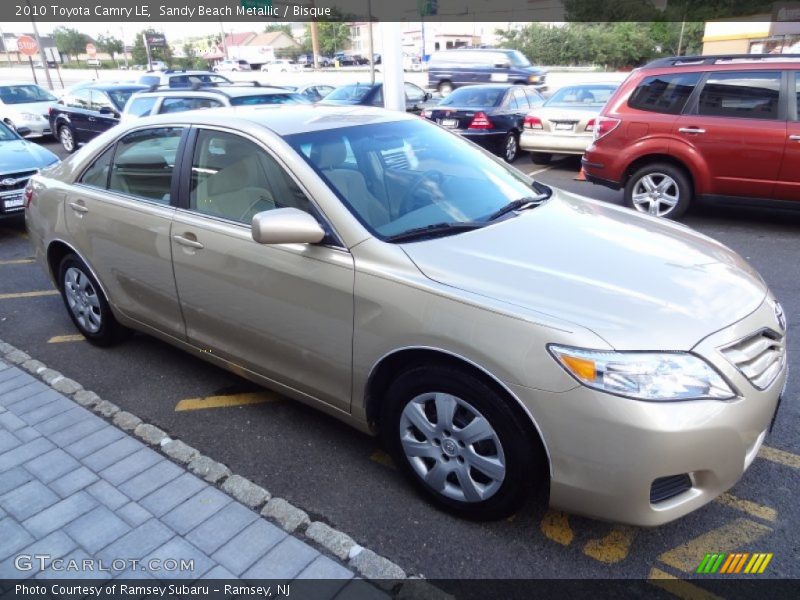 Sandy Beach Metallic / Bisque 2010 Toyota Camry LE