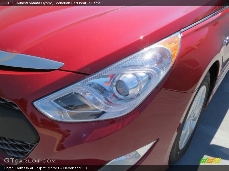 Venetian Red Pearl / Camel 2012 Hyundai Sonata Hybrid