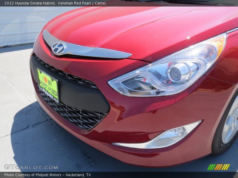 Venetian Red Pearl / Camel 2012 Hyundai Sonata Hybrid