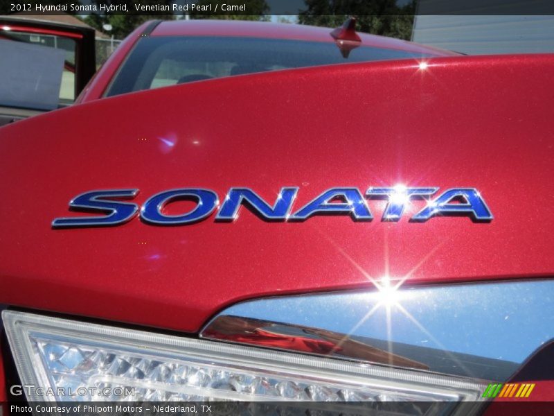 Venetian Red Pearl / Camel 2012 Hyundai Sonata Hybrid