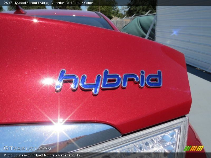 Venetian Red Pearl / Camel 2012 Hyundai Sonata Hybrid