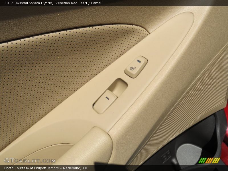Venetian Red Pearl / Camel 2012 Hyundai Sonata Hybrid