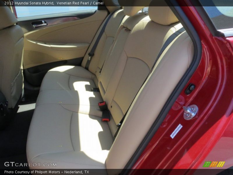 Venetian Red Pearl / Camel 2012 Hyundai Sonata Hybrid