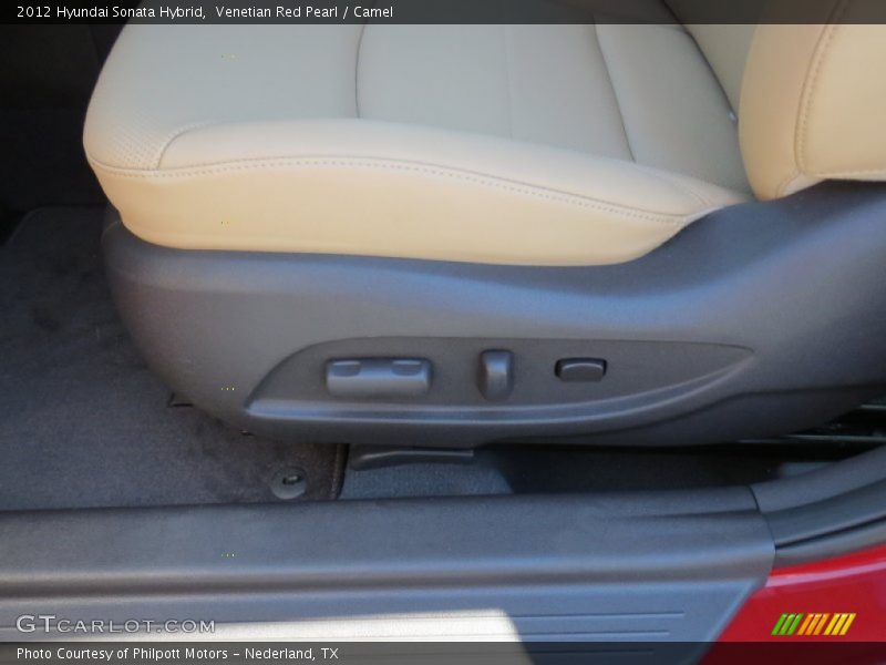 Venetian Red Pearl / Camel 2012 Hyundai Sonata Hybrid