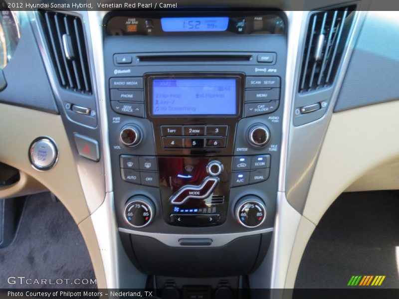 Venetian Red Pearl / Camel 2012 Hyundai Sonata Hybrid