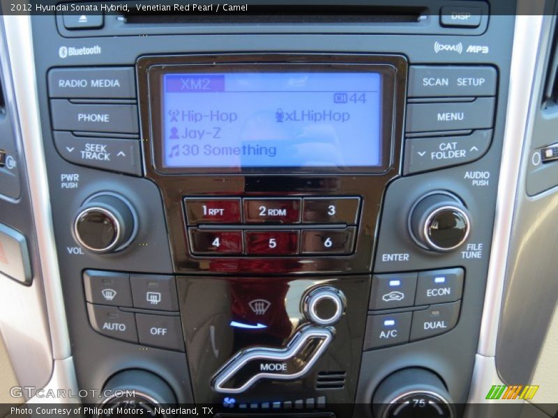 Venetian Red Pearl / Camel 2012 Hyundai Sonata Hybrid