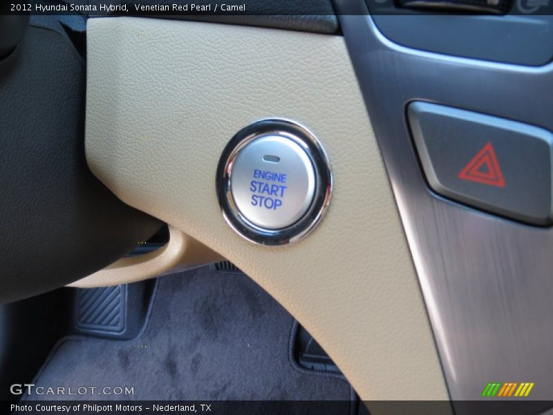 Venetian Red Pearl / Camel 2012 Hyundai Sonata Hybrid