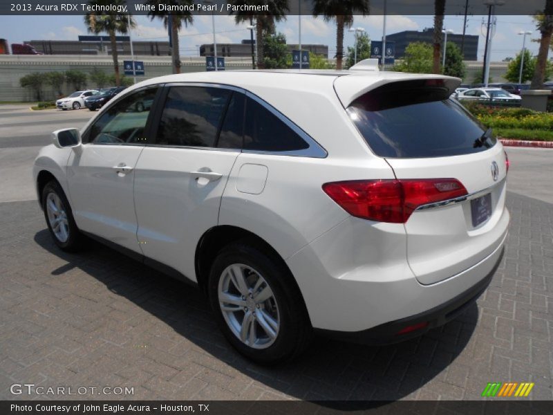 White Diamond Pearl / Parchment 2013 Acura RDX Technology