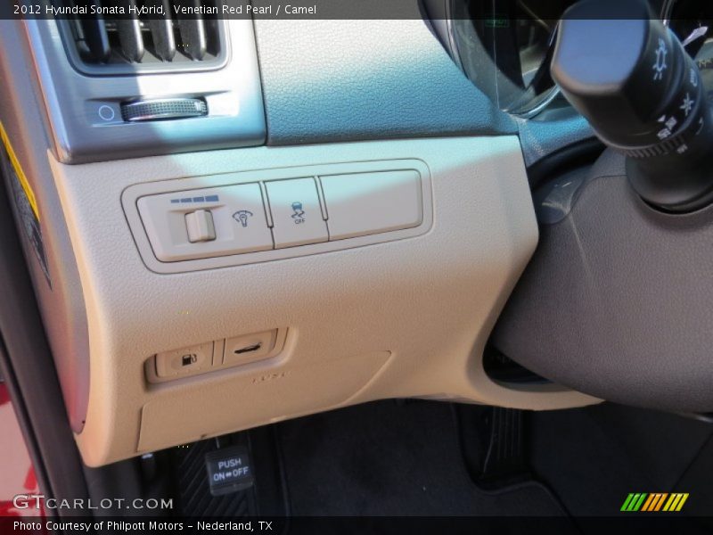 Venetian Red Pearl / Camel 2012 Hyundai Sonata Hybrid