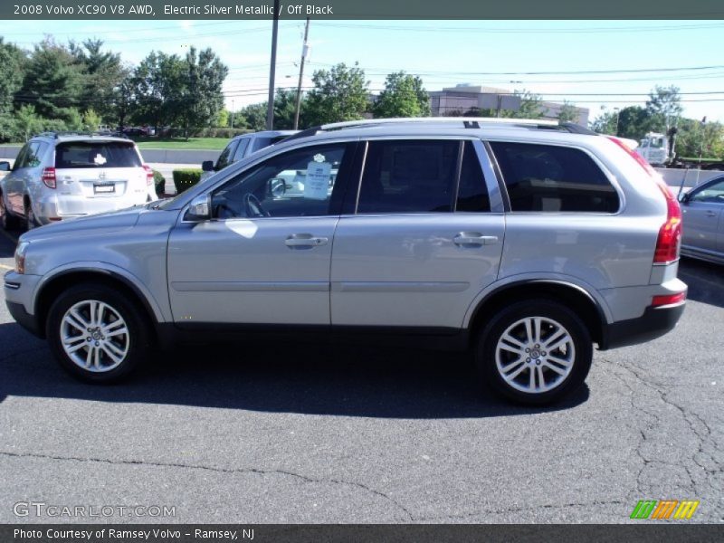 Electric Silver Metallic / Off Black 2008 Volvo XC90 V8 AWD