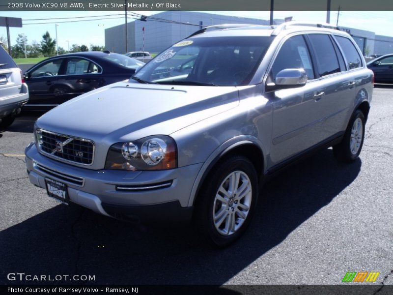 Electric Silver Metallic / Off Black 2008 Volvo XC90 V8 AWD