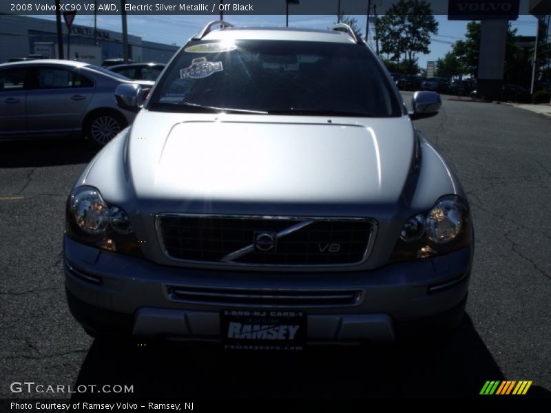 Electric Silver Metallic / Off Black 2008 Volvo XC90 V8 AWD