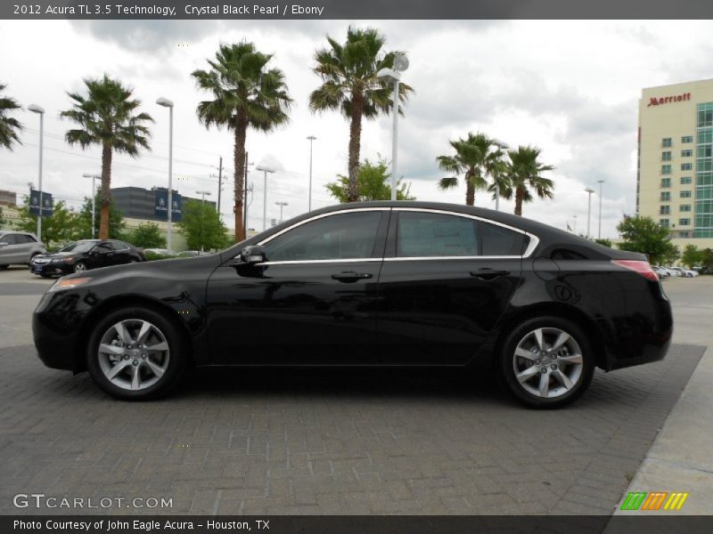 Crystal Black Pearl / Ebony 2012 Acura TL 3.5 Technology