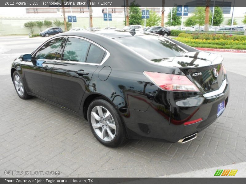 Crystal Black Pearl / Ebony 2012 Acura TL 3.5 Technology