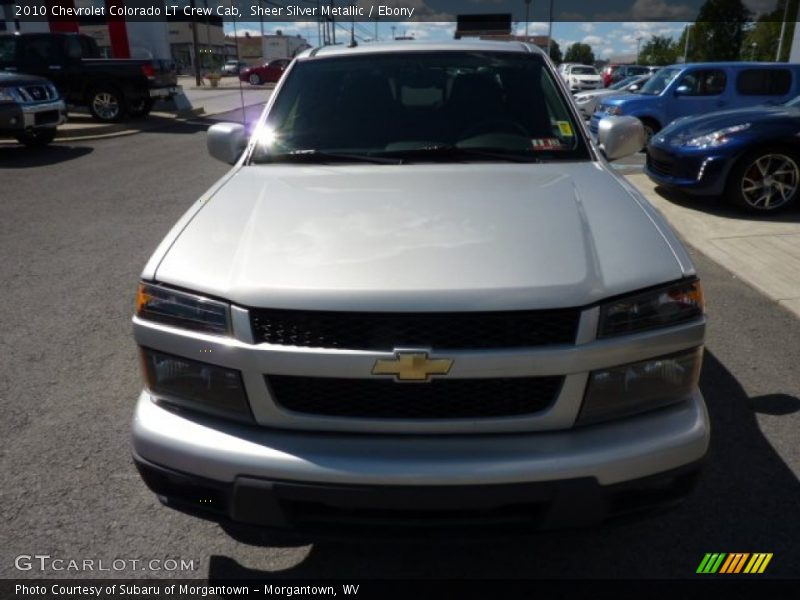 Sheer Silver Metallic / Ebony 2010 Chevrolet Colorado LT Crew Cab
