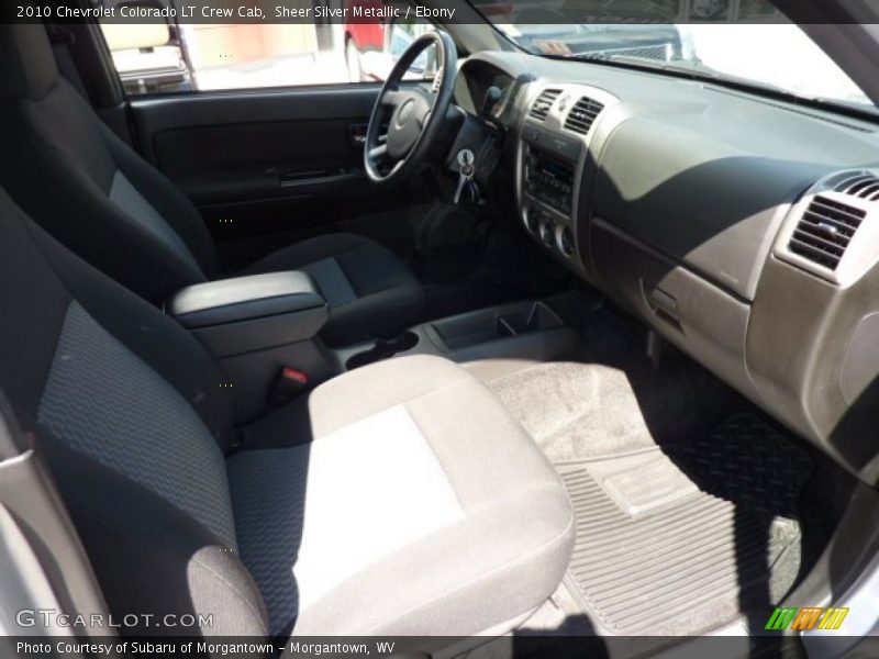 Sheer Silver Metallic / Ebony 2010 Chevrolet Colorado LT Crew Cab