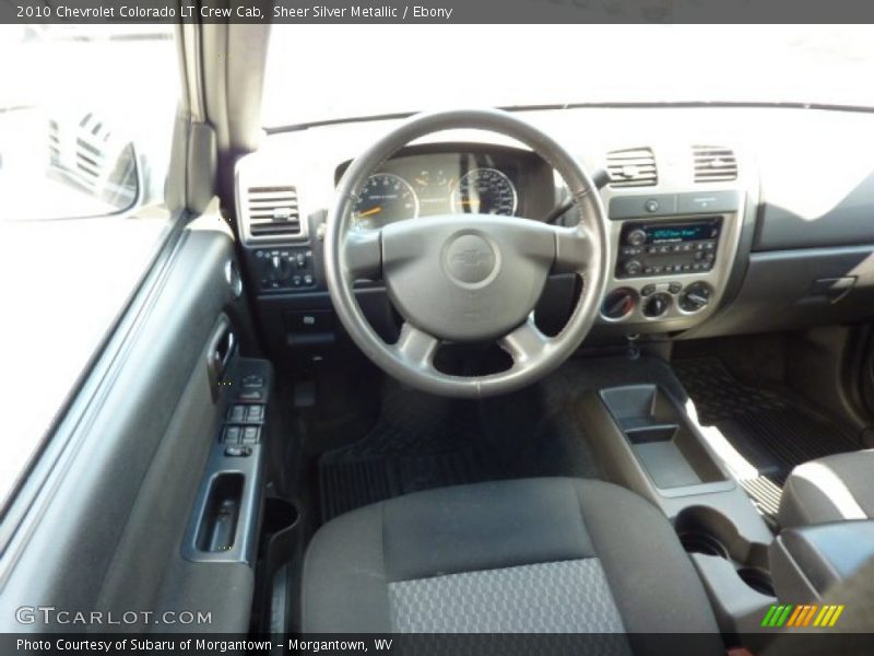 Sheer Silver Metallic / Ebony 2010 Chevrolet Colorado LT Crew Cab