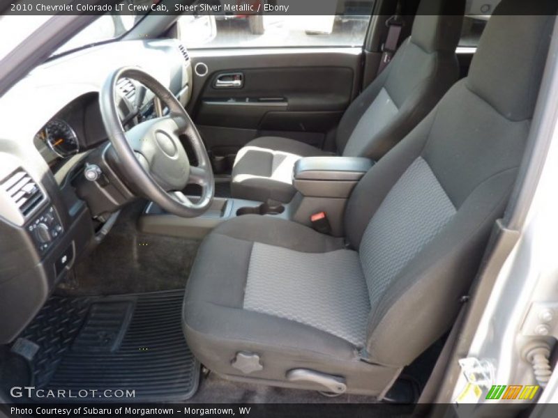 Sheer Silver Metallic / Ebony 2010 Chevrolet Colorado LT Crew Cab