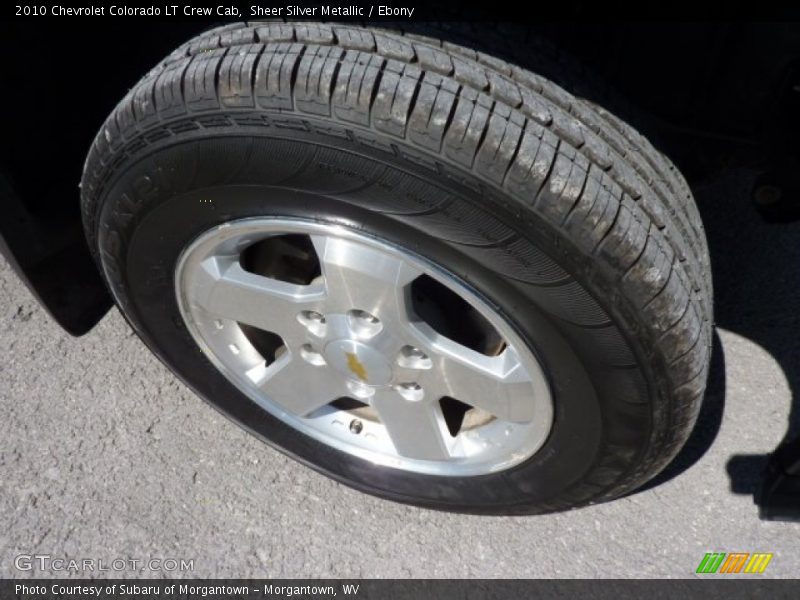 Sheer Silver Metallic / Ebony 2010 Chevrolet Colorado LT Crew Cab