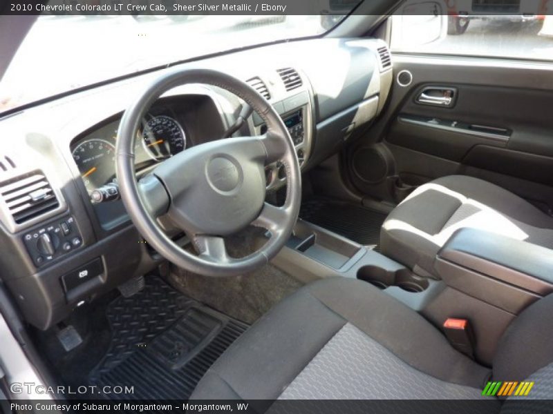 Sheer Silver Metallic / Ebony 2010 Chevrolet Colorado LT Crew Cab
