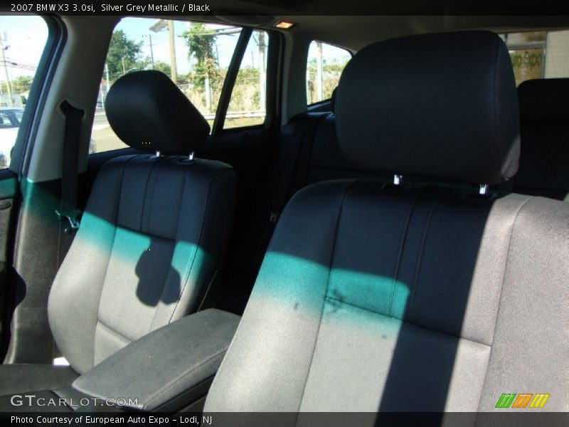 Silver Grey Metallic / Black 2007 BMW X3 3.0si
