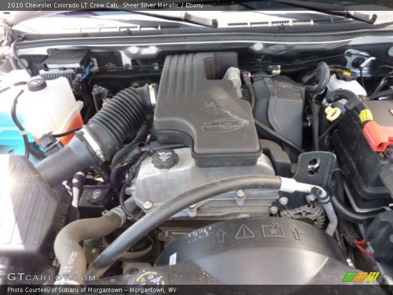 Sheer Silver Metallic / Ebony 2010 Chevrolet Colorado LT Crew Cab