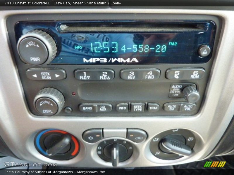 Sheer Silver Metallic / Ebony 2010 Chevrolet Colorado LT Crew Cab