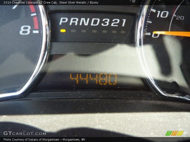 Sheer Silver Metallic / Ebony 2010 Chevrolet Colorado LT Crew Cab
