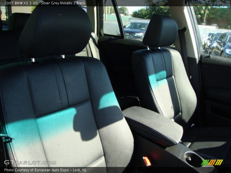 Silver Grey Metallic / Black 2007 BMW X3 3.0si