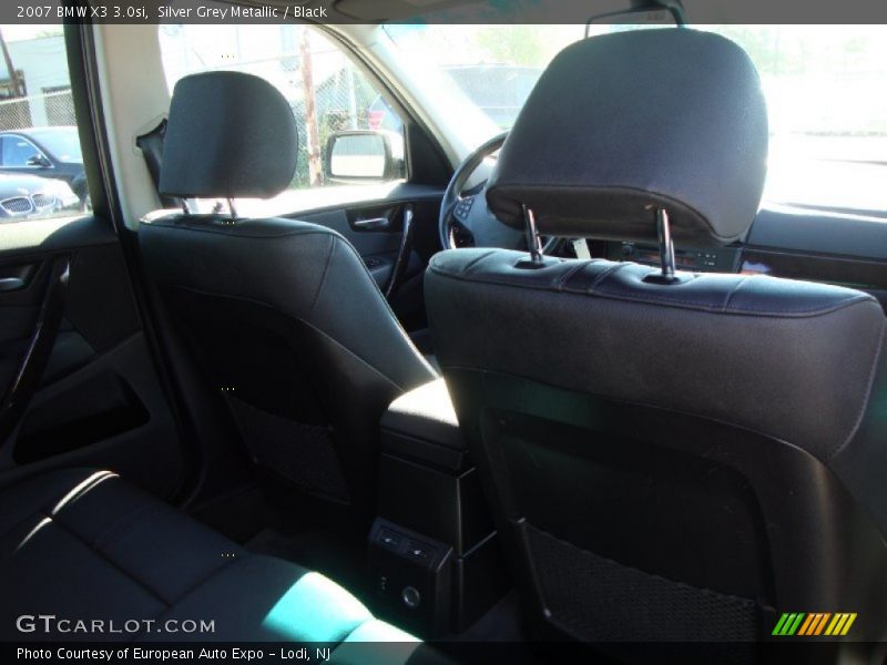 Silver Grey Metallic / Black 2007 BMW X3 3.0si