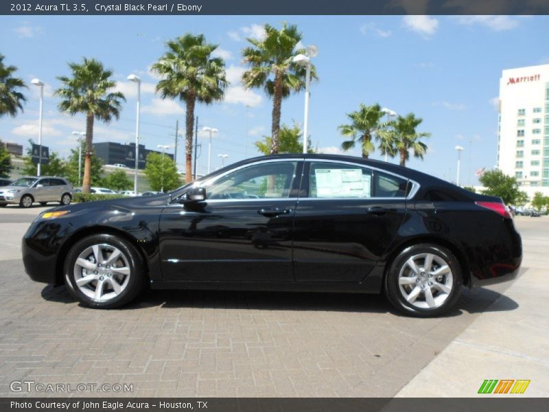 Crystal Black Pearl / Ebony 2012 Acura TL 3.5