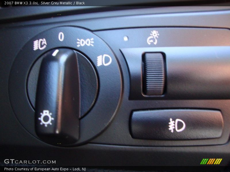 Silver Grey Metallic / Black 2007 BMW X3 3.0si