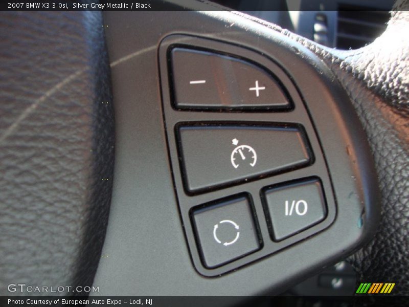 Silver Grey Metallic / Black 2007 BMW X3 3.0si