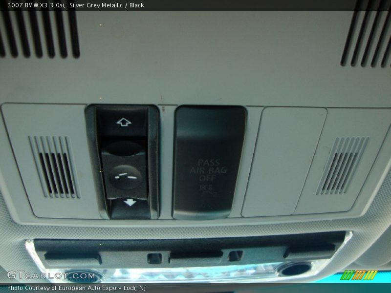 Silver Grey Metallic / Black 2007 BMW X3 3.0si